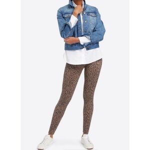 🌸SPANX* Look At Me Now Animal Print Seamless Leggings